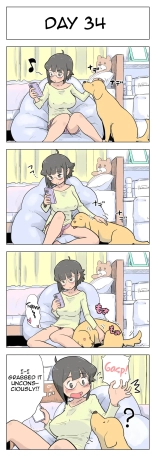 100-Nichigo Ni Aiken To Sex Suru Jimi Kyonyuu Megane-Chan : página 35