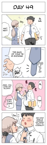 100-Nichigo Ni Aiken To Sex Suru Jimi Kyonyuu Megane-Chan : página 50
