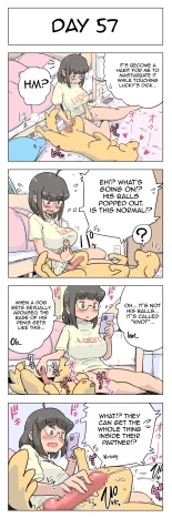 100-Nichigo Ni Aiken To Sex Suru Jimi Kyonyuu Megane-Chan : página 58