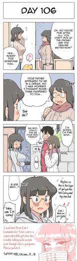 100-Nichigo Ni Aiken To Sex Suru Jimi Kyonyuu Megane-Chan : página 107