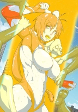 Atoraruksu Reiza~ Shin Hiroin VS Mesu Kaijū~ Kūru Kyodai Reddo Hiroin Kuyūruku-teki Haiboku! Mesu Kaijū ni Nugarare Kōsoku sa rete Muyō de Etchi na Shūtai o Sarashi Haiboku suru… Ōkina Onēsan Dai Pinchi! : página 10