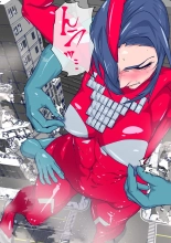 Atoraruksu Reiza~ Shin Hiroin VS Mesu Kaijū~ Kūru Kyodai Reddo Hiroin Kuyūruku-teki Haiboku! Mesu Kaijū ni Nugarare Kōsoku sa rete Muyō de Etchi na Shūtai o Sarashi Haiboku suru… Ōkina Onēsan Dai Pinchi! : página 17