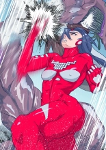 Atoraruksu Reiza~ Shin Hiroin VS Mesu Kaijū~ Kūru Kyodai Reddo Hiroin Kuyūruku-teki Haiboku! Mesu Kaijū ni Nugarare Kōsoku sa rete Muyō de Etchi na Shūtai o Sarashi Haiboku suru… Ōkina Onēsan Dai Pinchi! : página 21