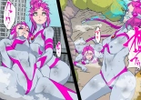 Atoraruksu Reiza~ Shin Hiroin VS Mesu Kaijū~ Kūru Kyodai Reddo Hiroin Kuyūruku-teki Haiboku! Mesu Kaijū ni Nugarare Kōsoku sa rete Muyō de Etchi na Shūtai o Sarashi Haiboku suru… Ōkina Onēsan Dai Pinchi! : página 39