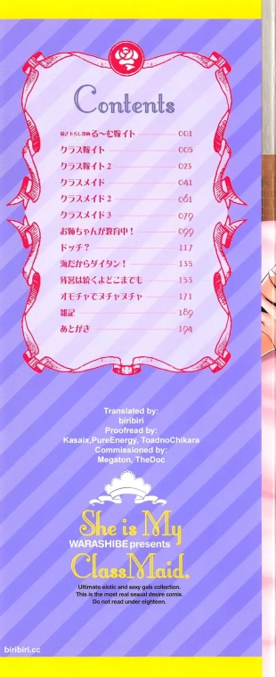 hentai Class YoMaid - She is My ClassMaid Cap. 1-7