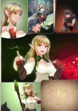 Fel to Mana no Mori -Taieki de Tairyoku Kaifuku sasetekureru Bakunyuu Healer Elf- : página 75