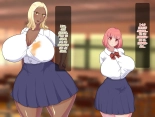 Futanari Kuro Gal Futanari Couple o Otosu : página 11
