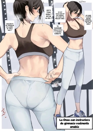 hentai Gym no Yasashii Instructor no Onee-san ga Boku no koto o Kinikakete Kureru E