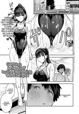 hentai Siendo Masturbado por la Senpai del Club de Natación