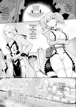 hentai Level Drain Futanari Kyousei Sex o Saserarete, Subete o Ushinau Onna Mahoutsukai to Onna Kenshi Spanish