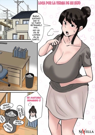 hentai LOCA POR LA VERGA DE SU HIJO