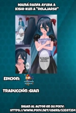 Mamá Ranfa ayuda a Kishi-kun a 