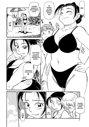 hentai Mom and the beach