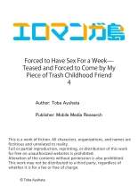 Forced to Have Sex For a Week- Teased and Forced to Come by My Piece of Trash Childhood Friend 3-12 : página 54