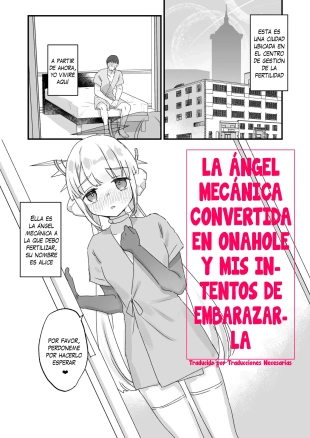 hentai La Ángel Mecánica Convertida en Onahole y mis Intentos de Embarazarla