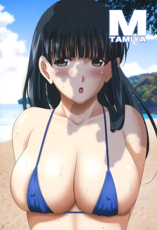 hentai Oppai koshi wa natsu no hamabe de zenra to danshi to itazura to