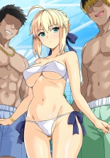 Saber-san espera ser ligada en la Piscina : página 54