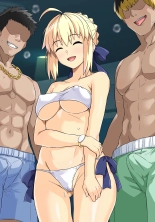 Saber-san espera ser ligada en la Piscina : página 55