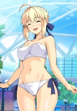 Saber-san espera ser ligada en la Piscina : página 65