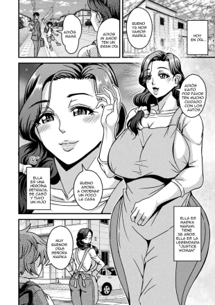 hentai Una madre superheroina es derrotada por la polla de un pequeño malvado