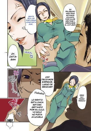 hentai Volando y viniendose dentro de una azafata veterana