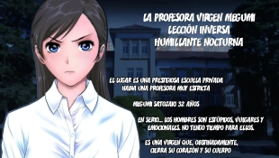 hentai Virgin Teacher Megumi_Nighttime Humiliating Reverse Lesson